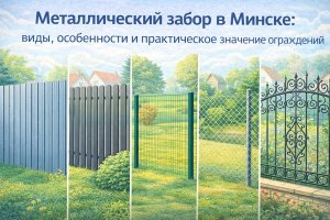 Металлический забор в Минске: виды, особенности и практическое значение ограждений
